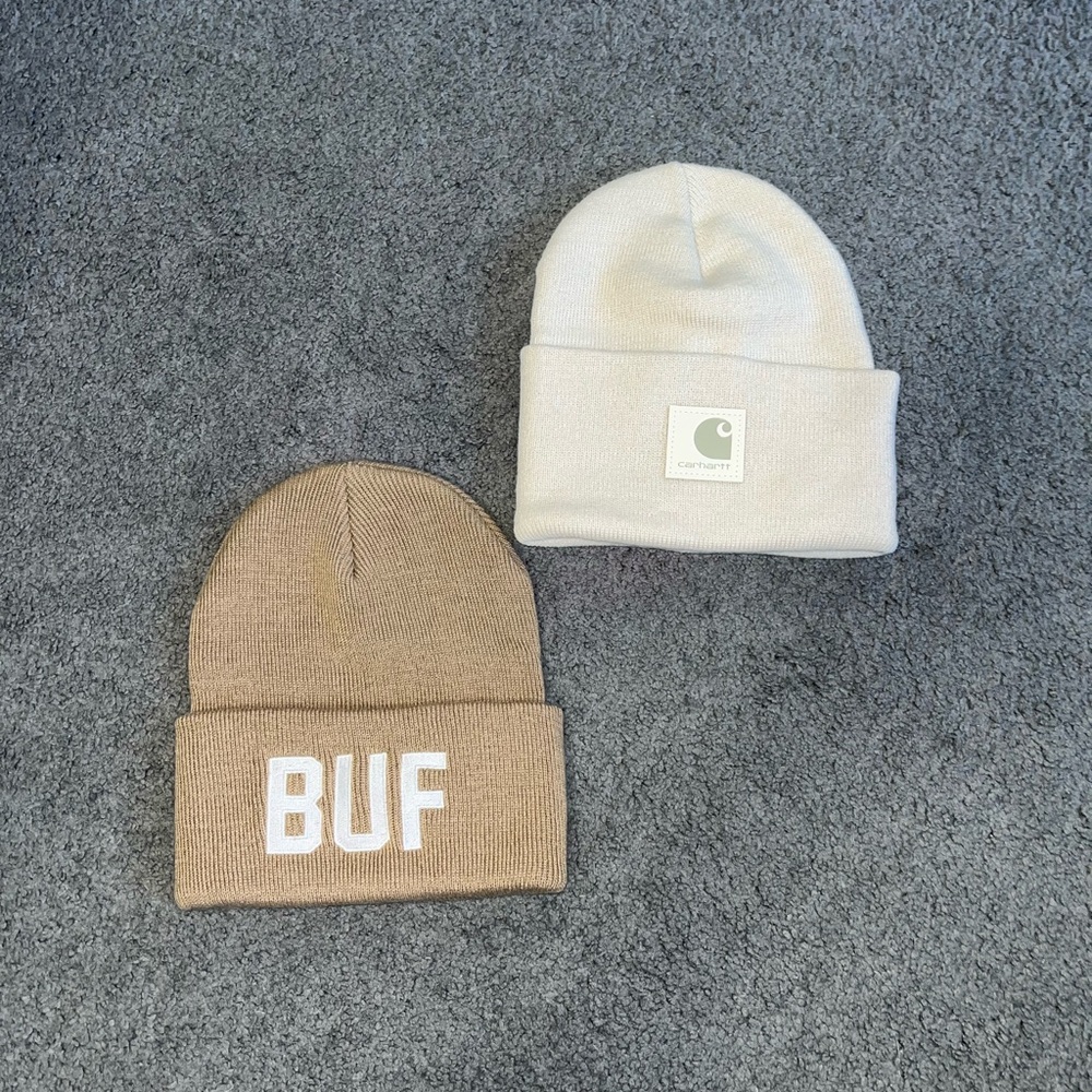 Carhartt Beanie and Buffalo Beanie Brand New